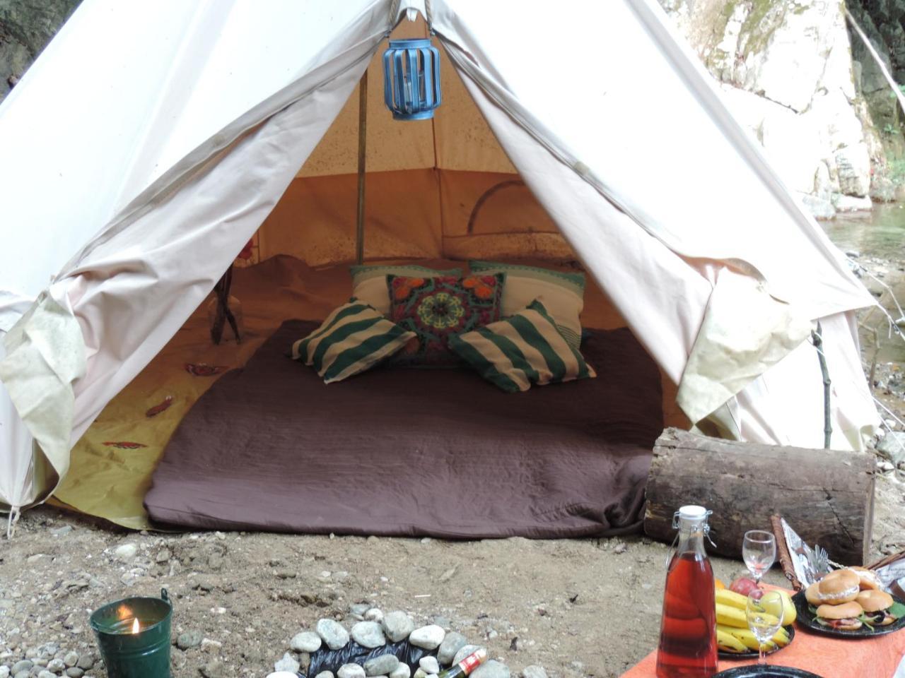 Glamping Finca Margaritas Pluma Hidalgo Buitenkant foto