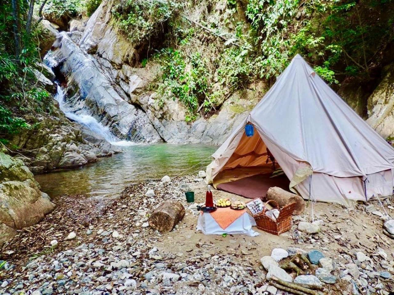 Glamping Finca Margaritas Pluma Hidalgo Buitenkant foto