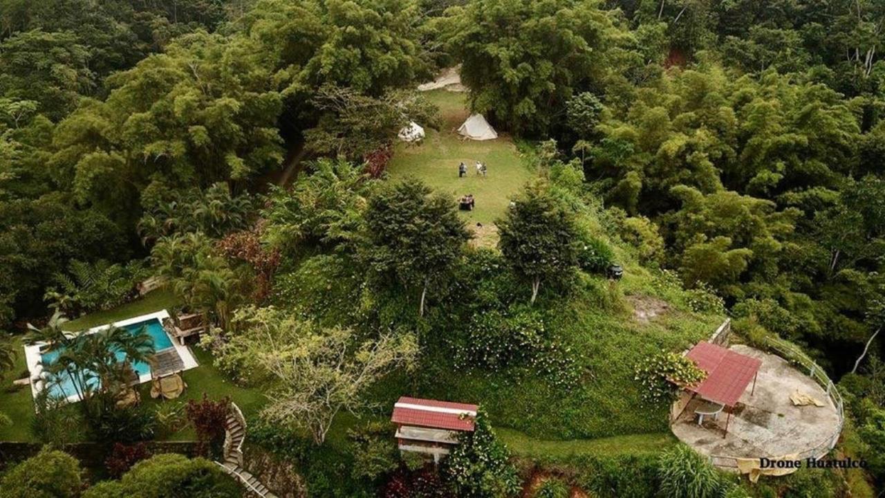 Glamping Finca Margaritas Pluma Hidalgo Buitenkant foto